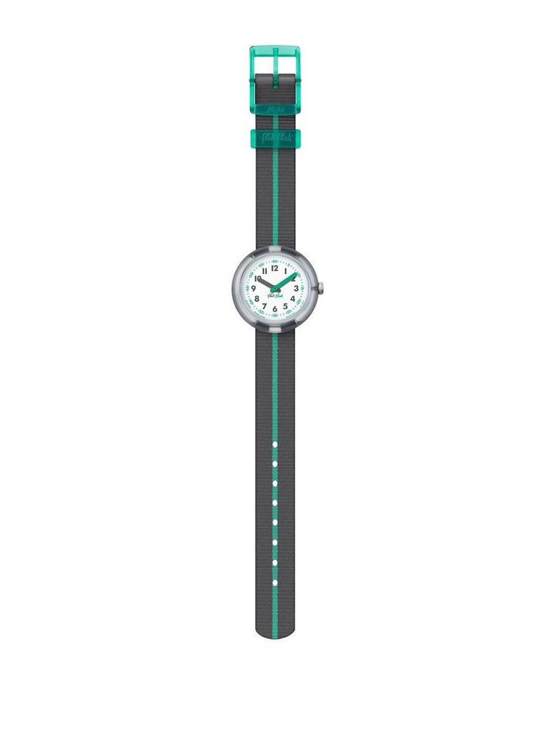 Swatch Unisex Green Band Quartz Movement Water Resistant Wrist Watch - 32 Mm - Image 2