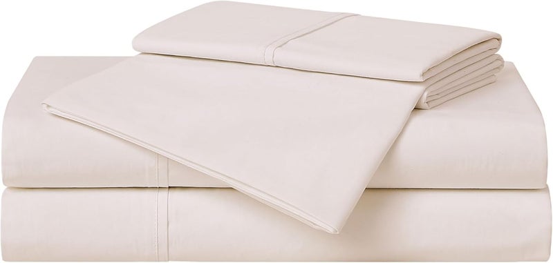 CANNON Solid Percale Blush 4 Piece King Sheet Set - Image 2