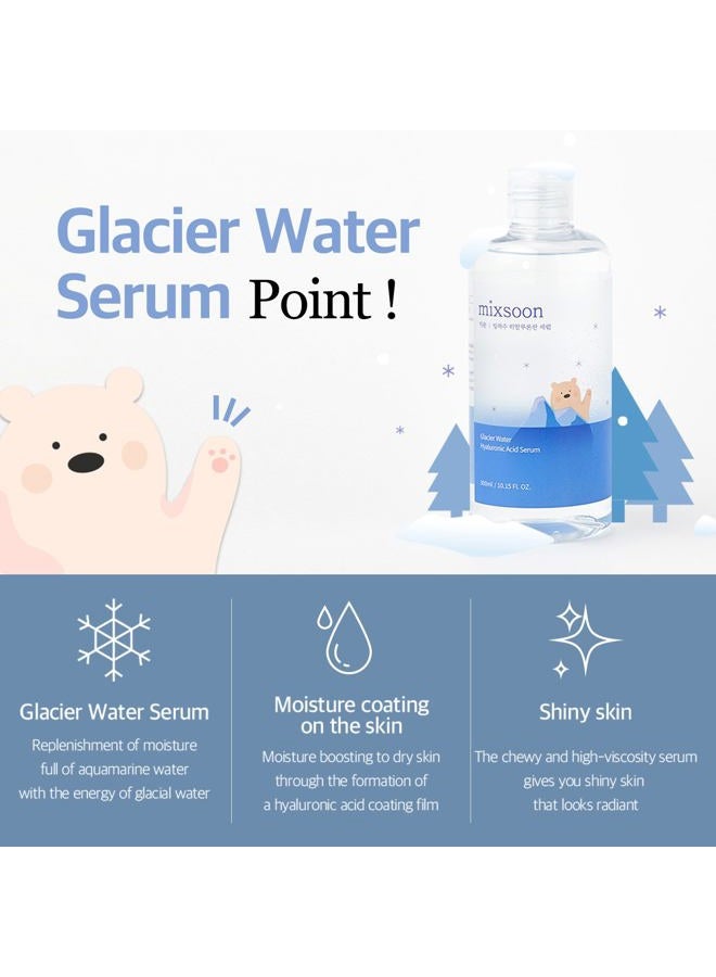 mixsoon Glacier Water Hyaluronic Acid Serum-Deep Hydration and Cooling for Face, Refreshing Lightweight Texture 100ml / 3.38 fl.oz. Korean Glass Skin Care - Image 3
