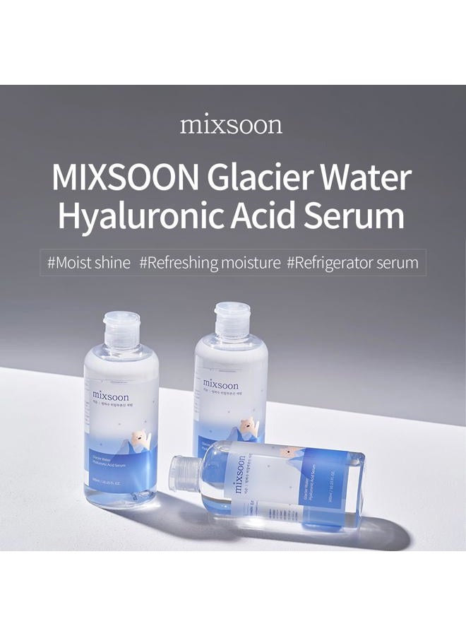 mixsoon Glacier Water Hyaluronic Acid Serum-Deep Hydration and Cooling for Face, Refreshing Lightweight Texture 100ml / 3.38 fl.oz. Korean Glass Skin Care - Image 2