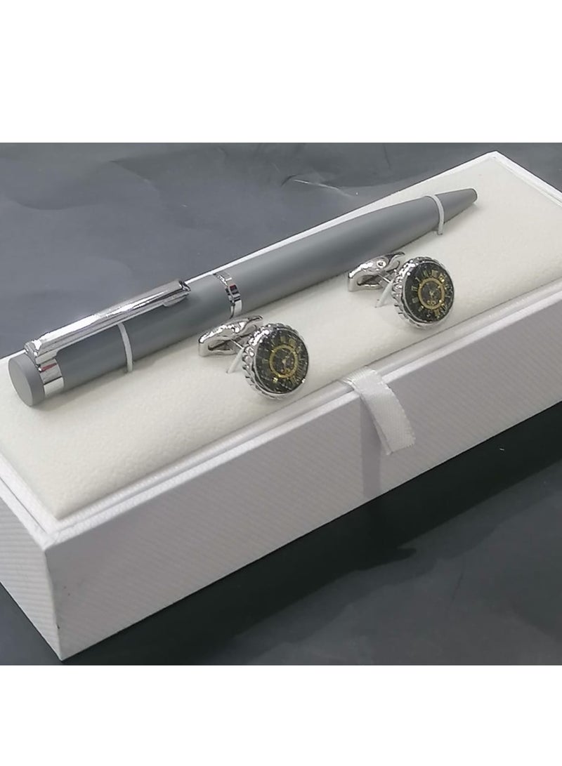 A -class pen and cufflink set for men