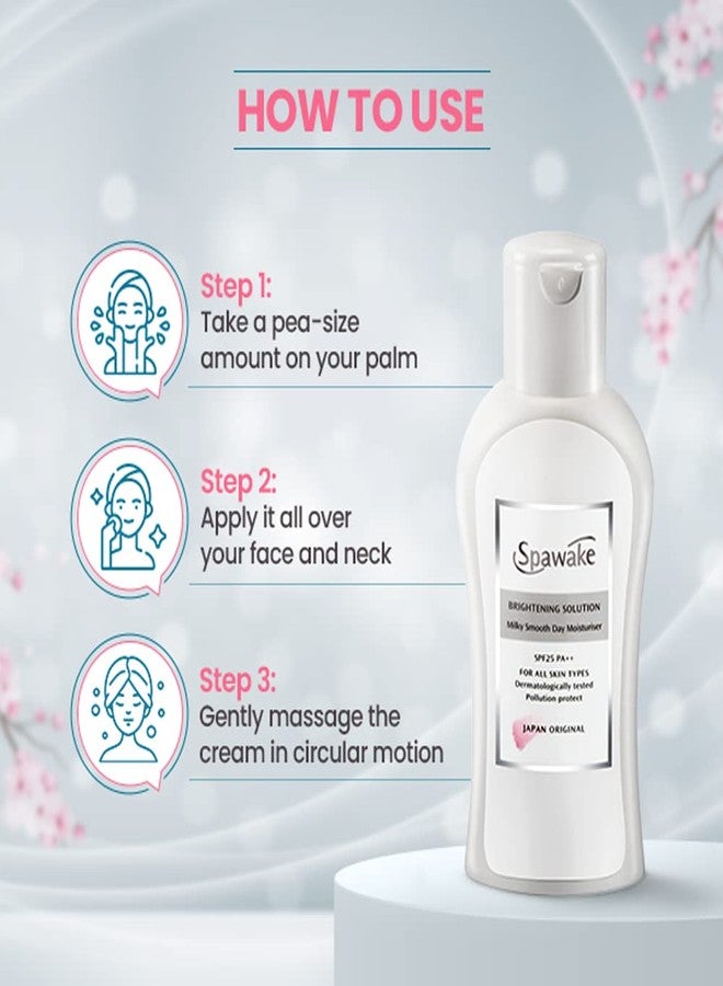Spawake Vitamin C Moisturizer For Face, Brightening Solution Milky Smooth With Spf 25/Pa++, 40Ml - Lotion - Image 5