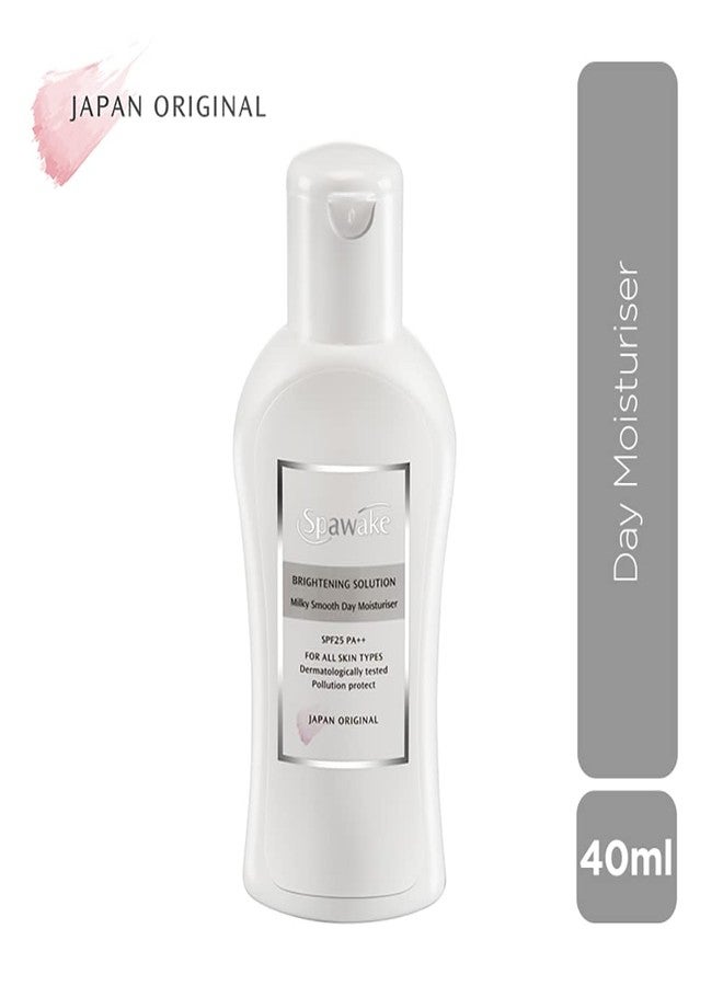 Spawake Vitamin C Moisturizer For Face, Brightening Solution Milky Smooth With Spf 25/Pa++, 40Ml - Lotion - Image 2