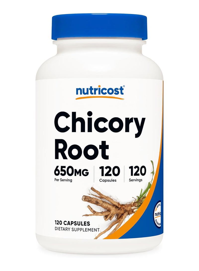 جذر الهندباء 650 ملغ لكل جرعة 120 كبسولة - Image 1