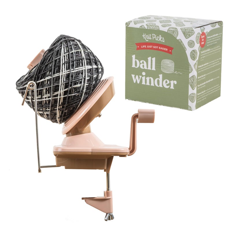 KnitPicks Knit Picks Yarn Ball Winder for Knitting and Crocheting Dusty Rose - Image 2