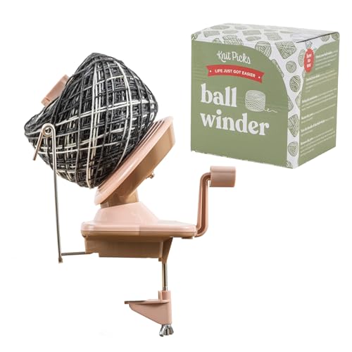 KnitPicks Knit Picks Yarn Ball Winder for Knitting and Crocheting Dusty Rose - Image 1