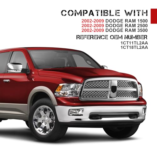 PEVAST Left Driver and Right Passenger Side Sun Visor Compatible with Dodge 2002 2003 2004 2005 2006 2007 2008 2009 Ram 1500 2500 3500 Sunvisor Replace 1CT11TL2AA 1CT18TL2AA(Gray) - Image 4