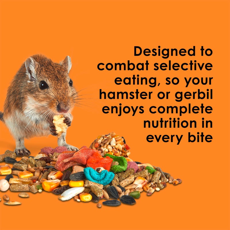 Kaytee Fiesta Hamster & Gerbil Food, Nutritious and Fun Blend, Supports Dental Health and Digestion, 2.5 pounds - Image 4