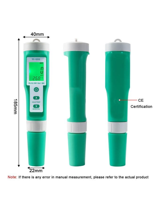 Thoraya - PH Tester IP67 Waterproof Large Screen Auto Temp Compensation Water Quality Tester for TDS EC ORP SALT H2 S.G Fertility - Image 1
