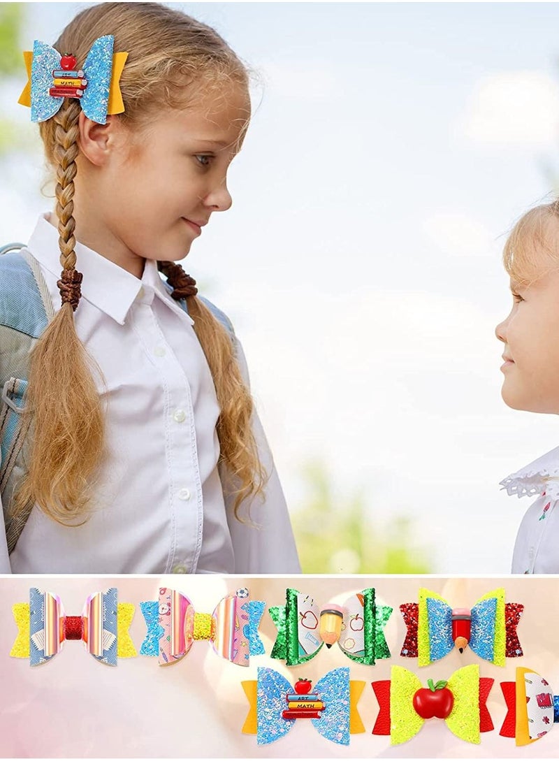 Elite Dose Back to School Hair Bow Clips for Girls  - Image 4