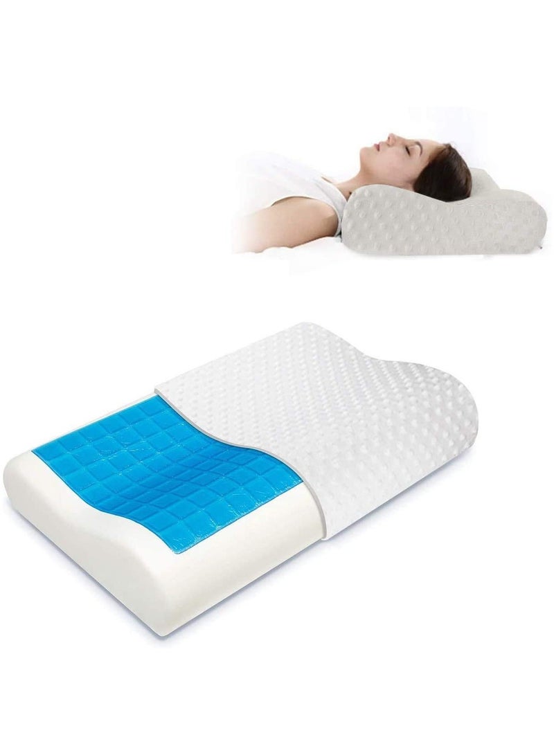 إلترازون Pillow, Memory Foam Pillow For Best Sleep, Orthopaedic Neck Back Head Support Contour Cervical Pillows  - Image 1