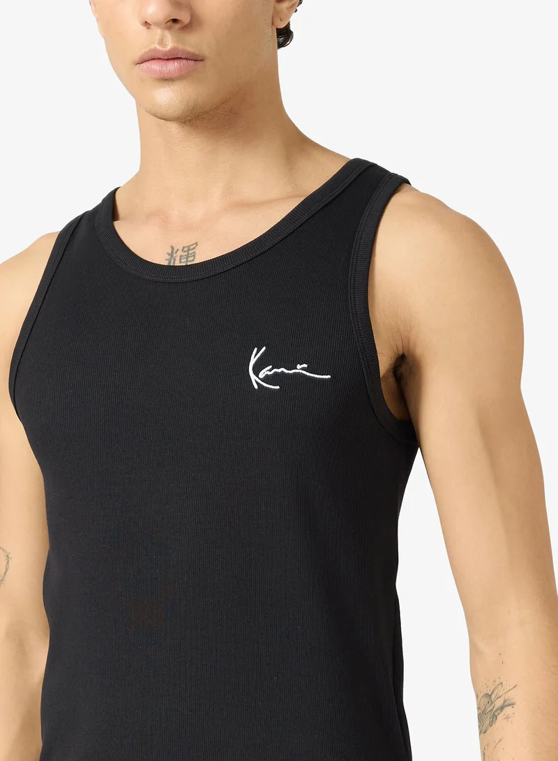 Karl Kani  Signature Rib Tank Top for Men | Best Price UAE