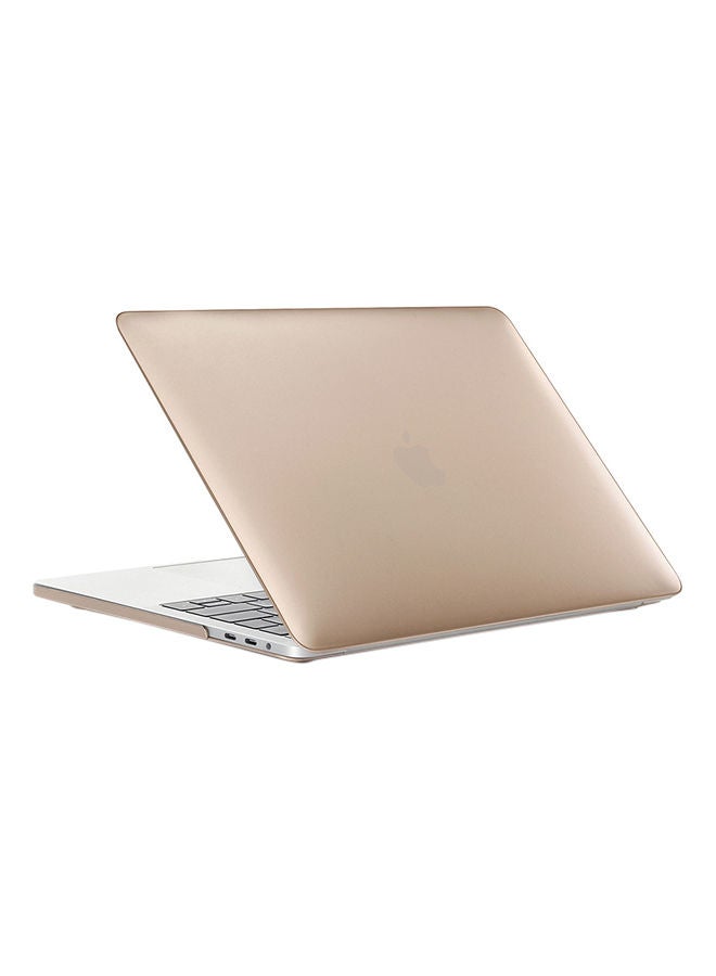 NIBEMINENT Protective Cover For Apple MacBook Pro 13.3 Inch Gold  - Image 3
