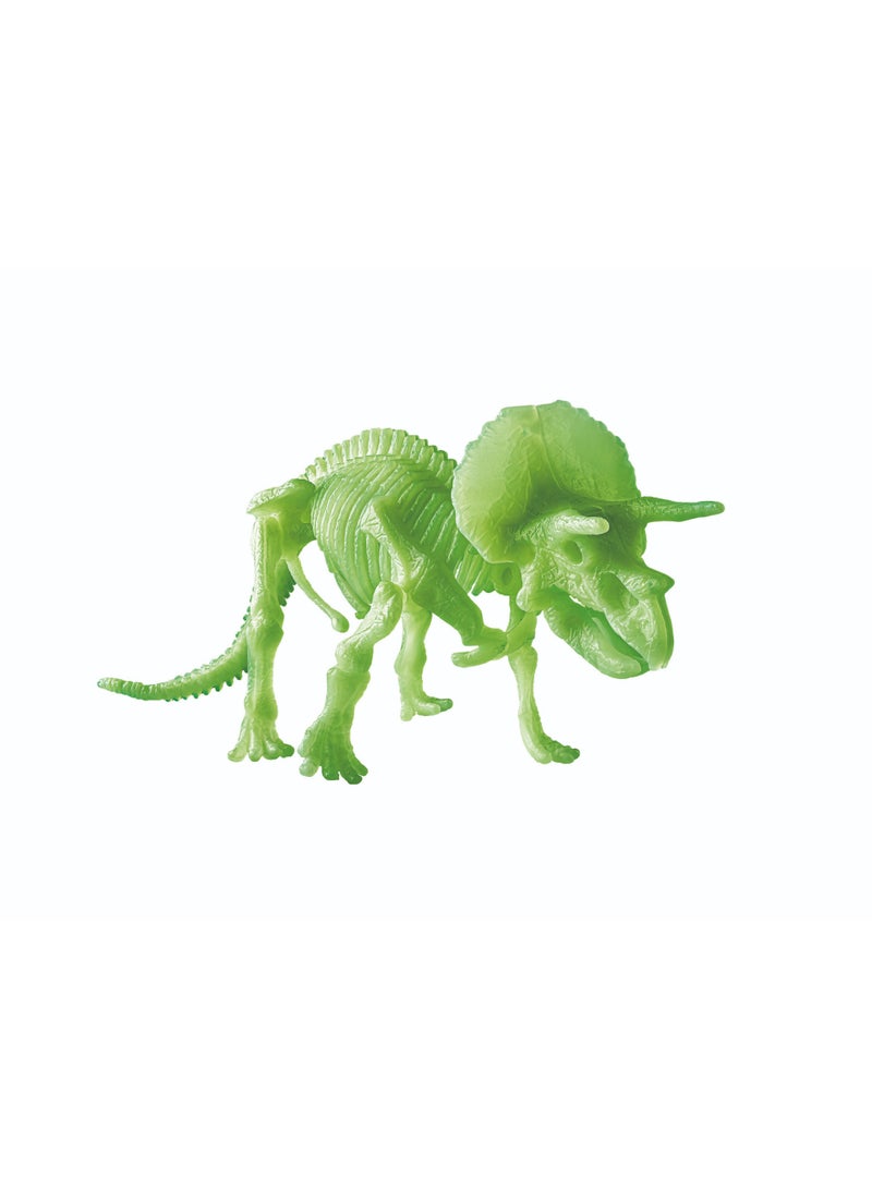 Clementoni Archeofun Triceratop Fossils | Dig, Discover and Assemble the Skeleton | Glow in the dark Dinosaur | STEM Toys | Science Toys | Educational & Learning Toy | Enhance Problem-solving Skills & Fine Motor Skills | Improves Coordination & Creativity | Gift for Kids and Toddlers - Image 3