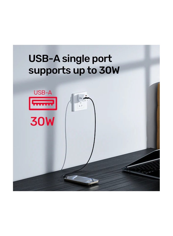 Wall Charger 33W Mini Dual Port Wall Charger (USB-C PD + QC3.0), Works With Laptops, Smart Phones, Game Consoles, Tablets, Camera, Earphone, Sleek and compact design. - pzsku/Z5DE61CD73A00A929355EZ/45/_/1740491271/8e5c3287-04a5-420d-b0ea-b6e498af9815