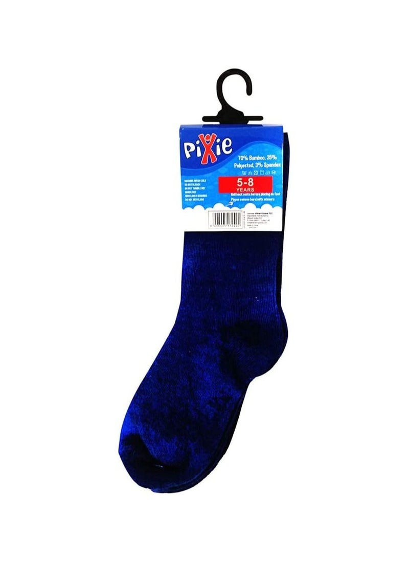Pixie Pixie - Bamboo Cotton Socks (Pack Of 2) - Blue - 5-8Y  - Image 2