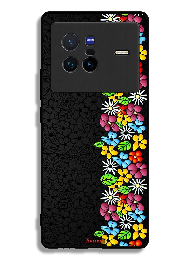 Tolwak Vivo X80 Protective Case Cover Flowers Line - Image 2