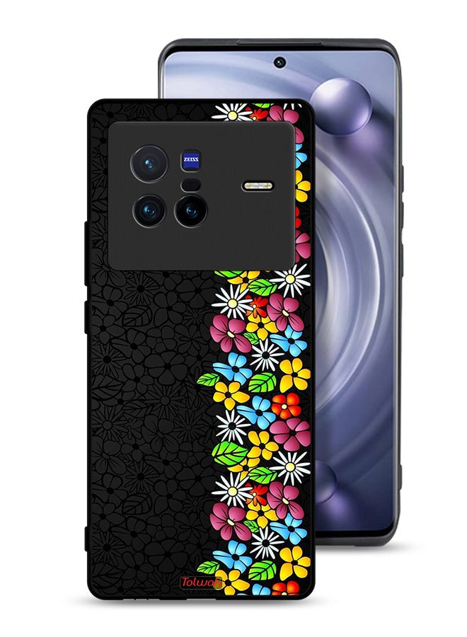 Tolwak Vivo X80 Protective Case Cover Flowers Line - Image 1