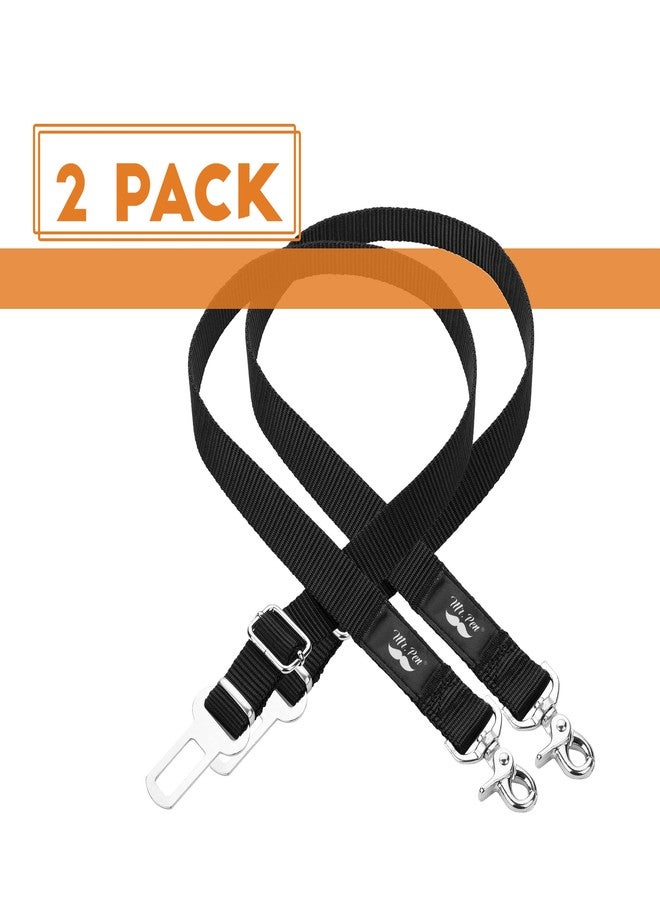 مستر. بين حزام أمان قابل للتعديل للكلاب من مستر بن، عبوة من قطعتين، حزام أمان للحيوانات الأليفة، مقود سيارة - Image 2
