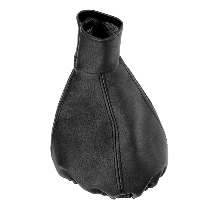 Leather Gear Shift Boot Cover 15x13x3cm Top Grade Leather Replacement - Special Design Perfect Fit for Skoda Felicia - Image 1