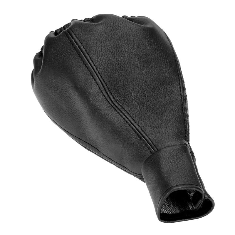 Leather Gear Shift Boot Cover 15x13x3cm Top Grade Leather Replacement - Special Design Perfect Fit for Skoda Felicia - Image 2