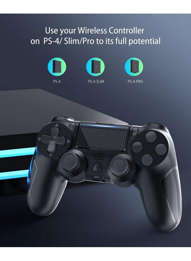 YCCTEAM - Wireless Game Controller Compatible With Ps 4 Slim With Enhanced Dual Vibration/Analog Sticks/6 Axis Motion Sensor, Compatible With Pc/Windows 7/8/10/11 - Image 1