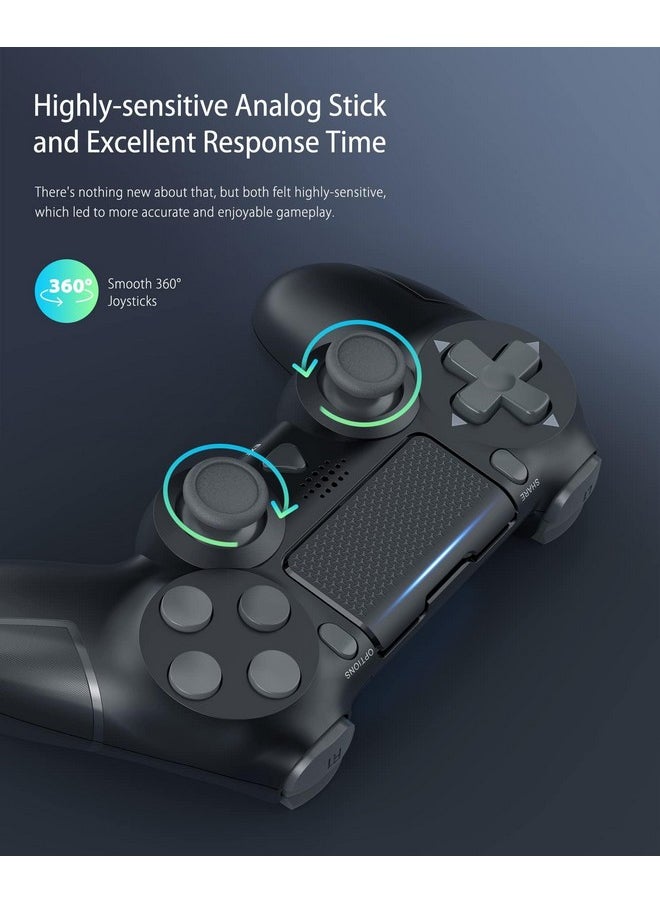 YCCTEAM - Wireless Game Controller Compatible With Ps 4 Slim With Enhanced Dual Vibration/Analog Sticks/6 Axis Motion Sensor, Compatible With Pc/Windows 7/8/10/11 - Image 1
