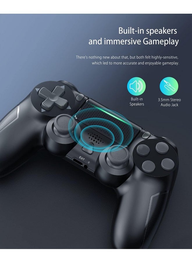 YCCTEAM - Wireless Game Controller Compatible With Ps 4 Slim With Enhanced Dual Vibration/Analog Sticks/6 Axis Motion Sensor, Compatible With Pc/Windows 7/8/10/11 - Image 1
