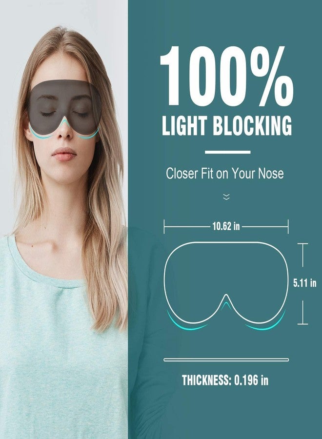 Cooling Gel Eye Mask, Reusable Cold Ice Pack with Soft Plush Backing, for Puffy Eyes, Dark Circles, Migraine, Stress Relief - Image 4