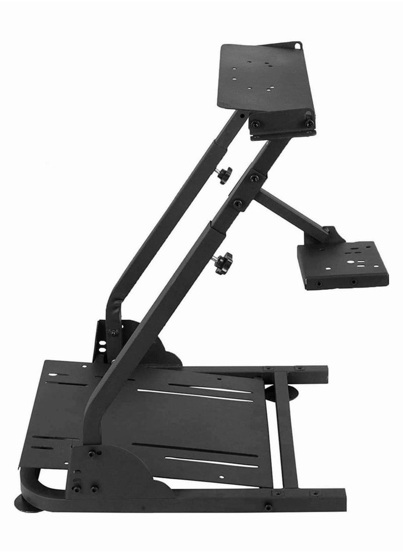 Chulovs - Racing Steering Wheel Stand For Logitech G920 G25 G27 G29 Wheel Driving Gaming Simulator Racing Rig - Image 1