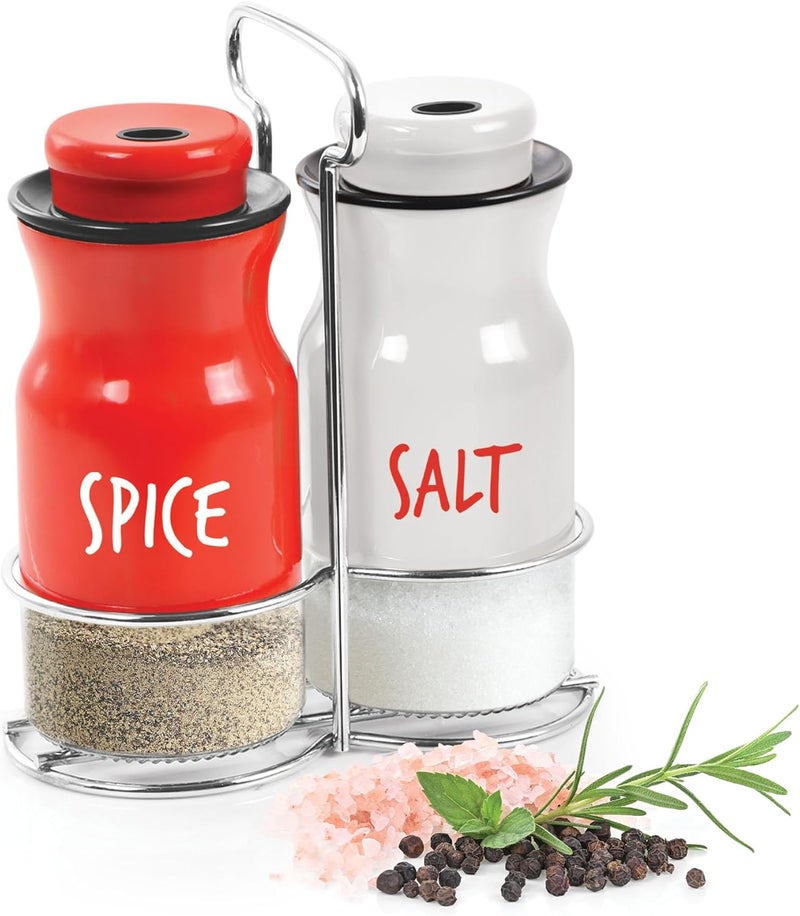 TREO تريو من ميلتون مجموعة برطمانات الملح والفلفل الزنجبيل - Image 1