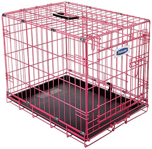 Petmate 21929 Puppy 2 Door Training Retreat 24Inch Pink