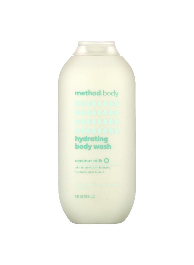 Method, Hydrating Body Wash, Coconut Milk, 18 fl oz (532 ml) - Image 1
