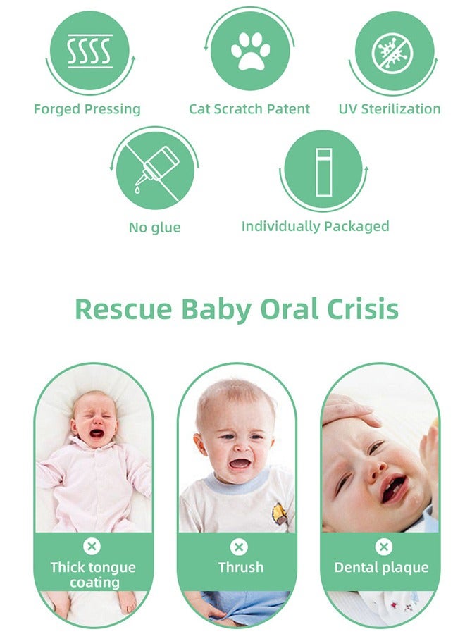 Sharpdo 42PCS Baby Tongue Cleaner, Newborn Oral Cleaner, Infant Toothbrush, Mouth Cleaner for 0-36 Months Baby - Image 3