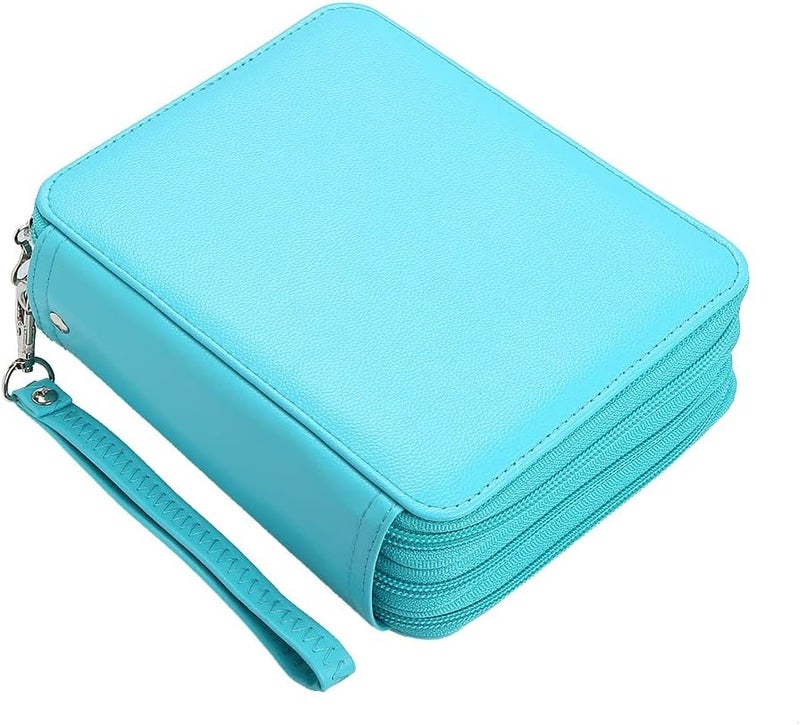Lbxgap PU Pencil Case - 72 Slots Colored Pencil Case Organizer with Zipper for Watercolor Pens, Pencil Case Organizer for Artist - Image 1