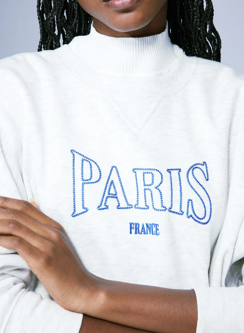 H&M Oversized Graphic Sweatshirt