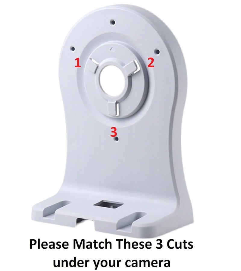 Bectro حامل جداري من نوع L مصنوع من PVC للاستخدام الداخلي والخارجي مصمم خصيصًا ليتوافق مع كاميرات المراقبة الذكية EZVIZ C6 Series و C4 Series - Image 2