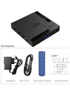 X96 Mate Smart TV Box | 4GB RAM + 64GB ROM | Android 10.0 TV Box with Allwinner H616 Quad-Core CPU | Dual WiFi 2.4G/5G | 4K UHD & 3D Media Player | H.265 Decoding | Ethernet 10/100M Set-Top Box for Seamless Streaming - pzsku/Z5DE72ADAADEC14A5E45AZ/45/_/1739826841/56c5c870-9995-450f-9a5c-22be6880834e