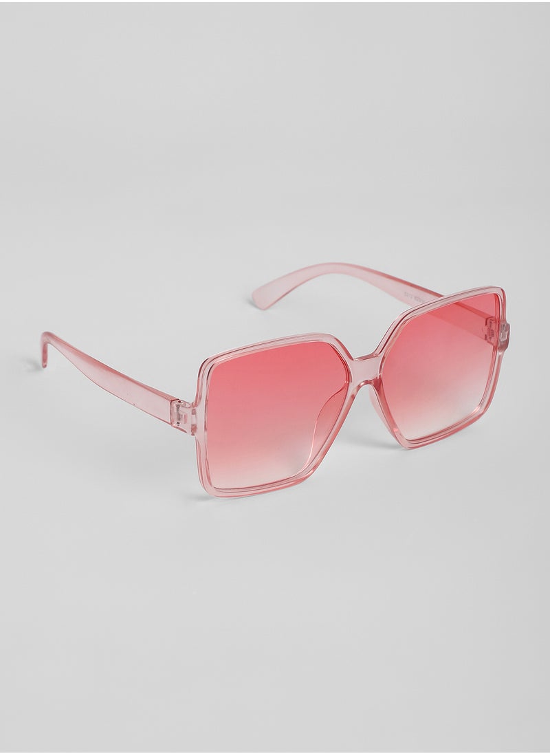 Haute Sauce Haute Sauce Women's The Retro Butterfly Sunglasses For Casual Wear | One-Size | Ballet Pink Polycarbonate Frame | Ballet Pink Polarized Lens | Full Rim | Eyewear For Woman & Girls  - Image 5