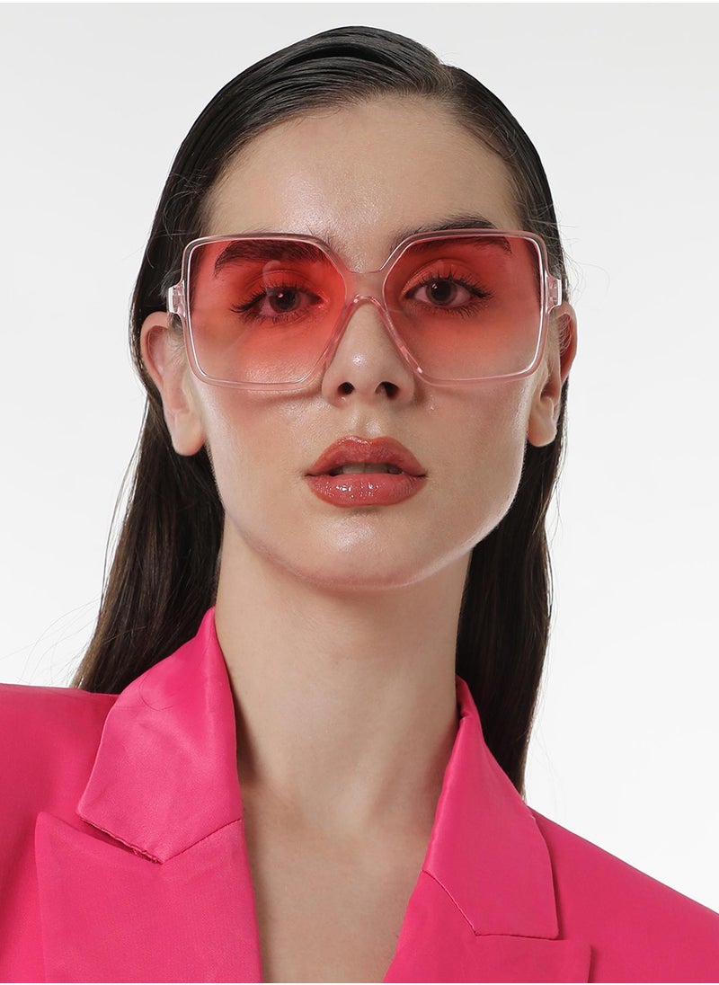Haute Sauce The Retro Butterfly Sunglasses - Ballet Pink  - Image 3