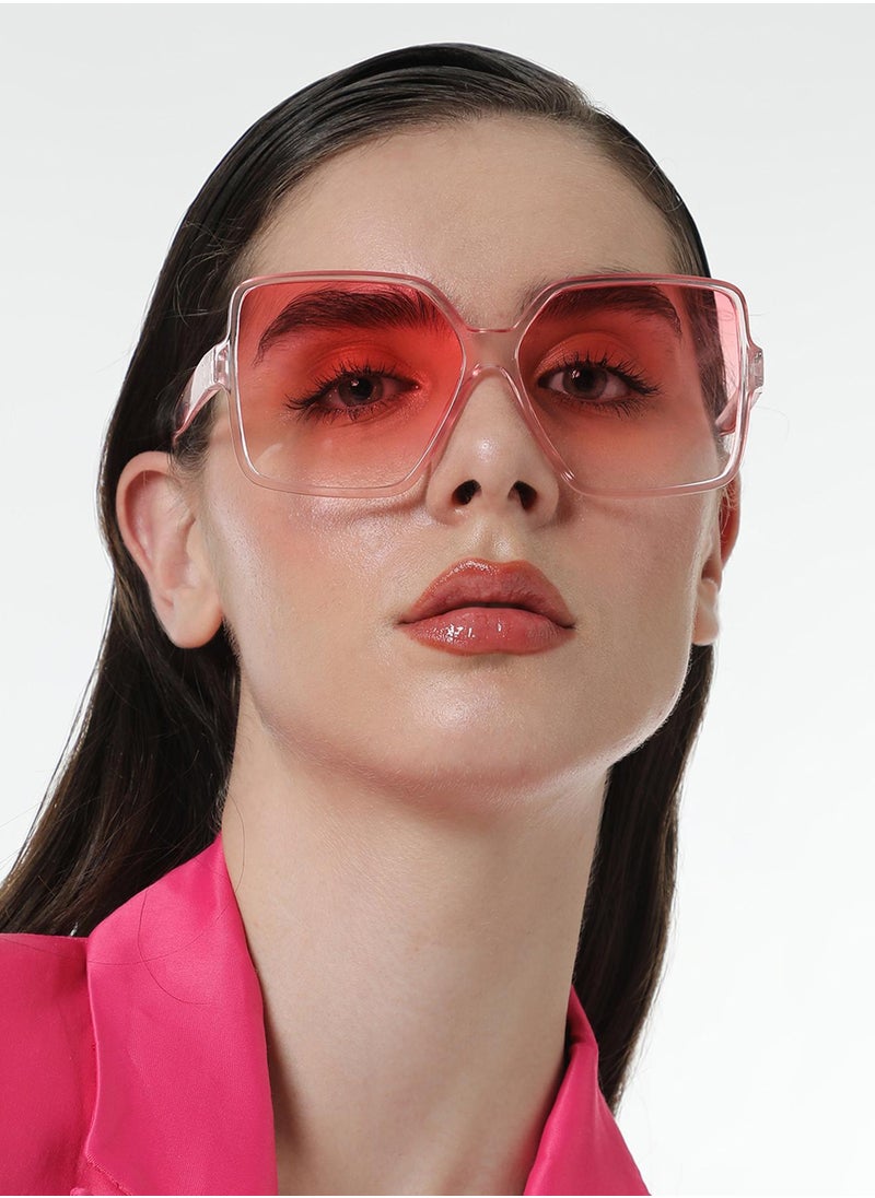 Haute Sauce The Retro Butterfly Sunglasses - Ballet Pink  - Image 2