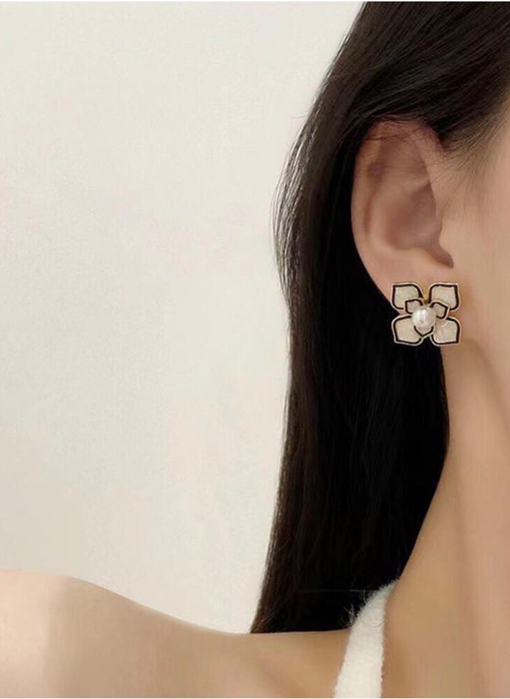 Dangle Charms Elegant & Trendy Stainless Steel Earrings For Women  - Image 1