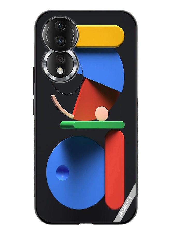 VR CREATIVE Protective Case Cover For Honor 80 Art Of Life Abstract Design Multicolour - Image 1