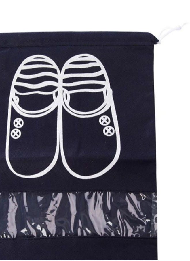 NIBEMINENT Travel Shoe Bag Black/White  - Image 2