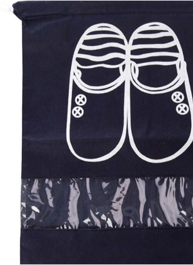 NIBEMINENT Travel Shoe Bag Black/White  - Image 3