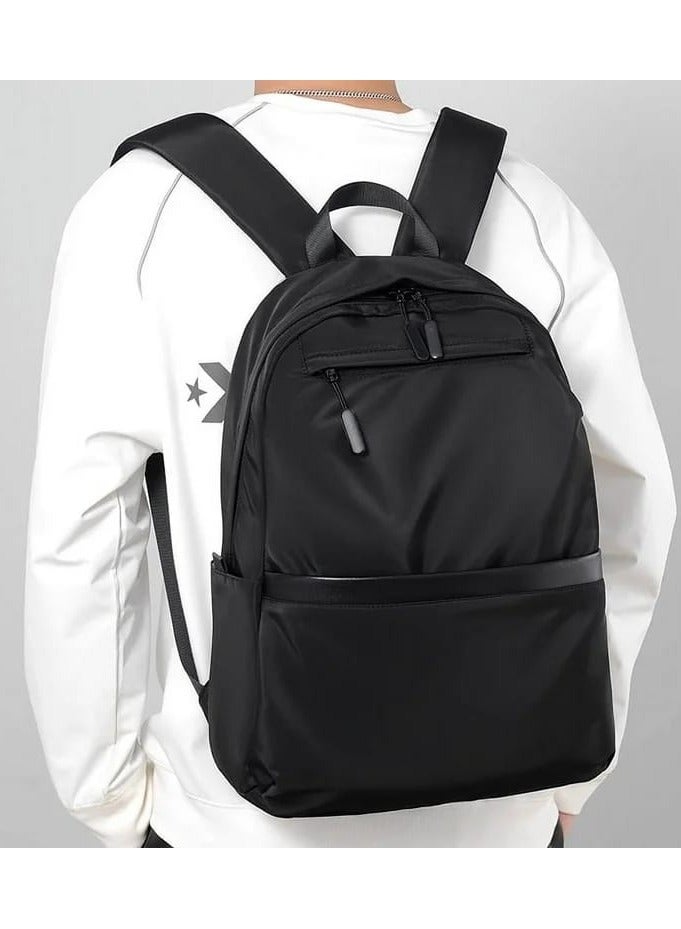 هاي لاين ستور شنطة ظهر مقاومة للماء بتصميم عصري وخامة متينة بسعة كبيرة وجيوب متعددة - لون أسود - Image 4