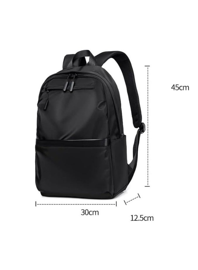 هاي لاين ستور شنطة ظهر مقاومة للماء بتصميم عصري وخامة متينة بسعة كبيرة وجيوب متعددة - لون أسود - Image 5