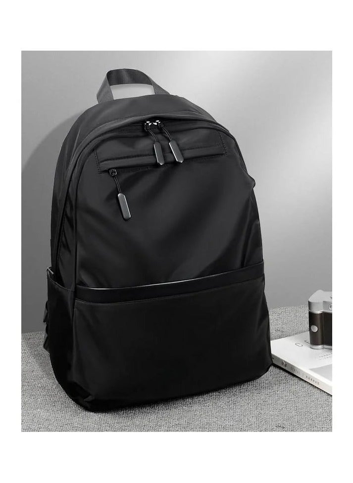 هاي لاين ستور شنطة ظهر مقاومة للماء بتصميم عصري وخامة متينة بسعة كبيرة وجيوب متعددة - لون أسود - Image 2