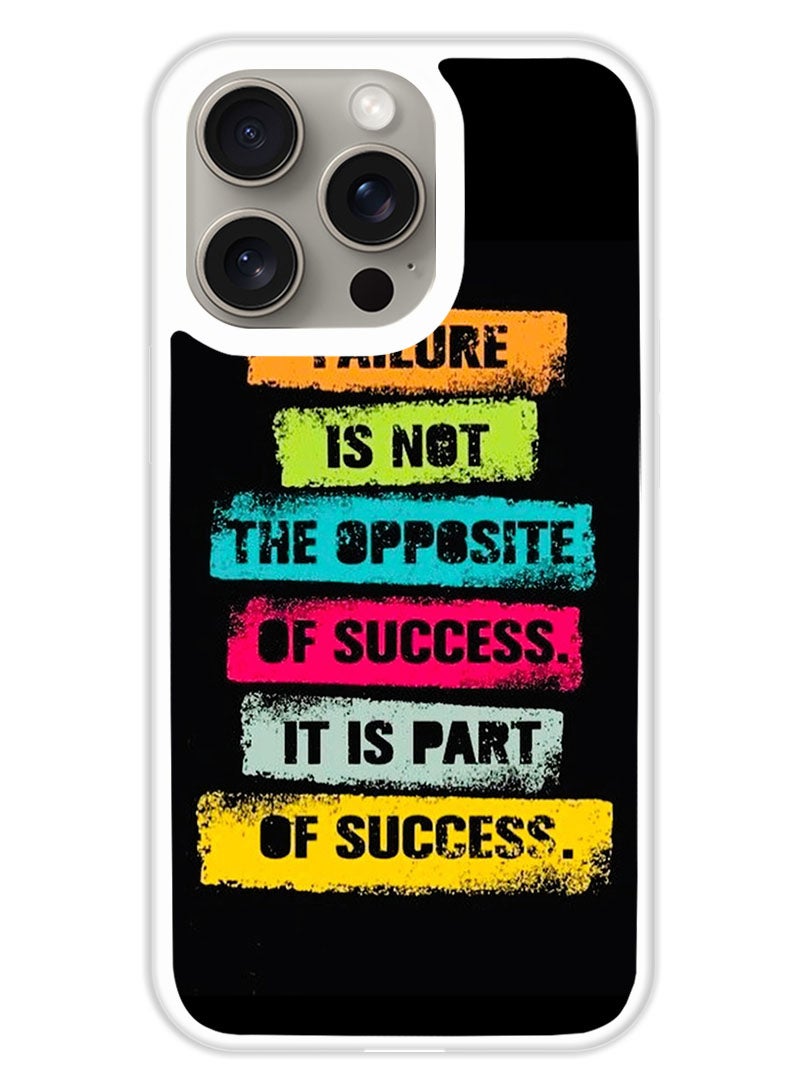 Theodor Protective Case Cover For APPLE IPHONE 15 Pro Max Failure (White Bumper) - Image 1