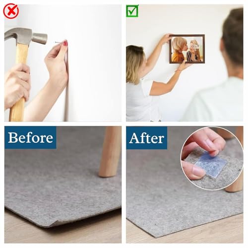 DEPRIXO 3 Meter Multipurpose Double Sided Tape Heavy Duty - Adhesive Silicone Tape, Heat Resistant, Multi-Functional, Removable, Washable, Reusable Anti-Slip Gel Nano Grip Tape (Pack of 1) by UNIDSC - Image 5